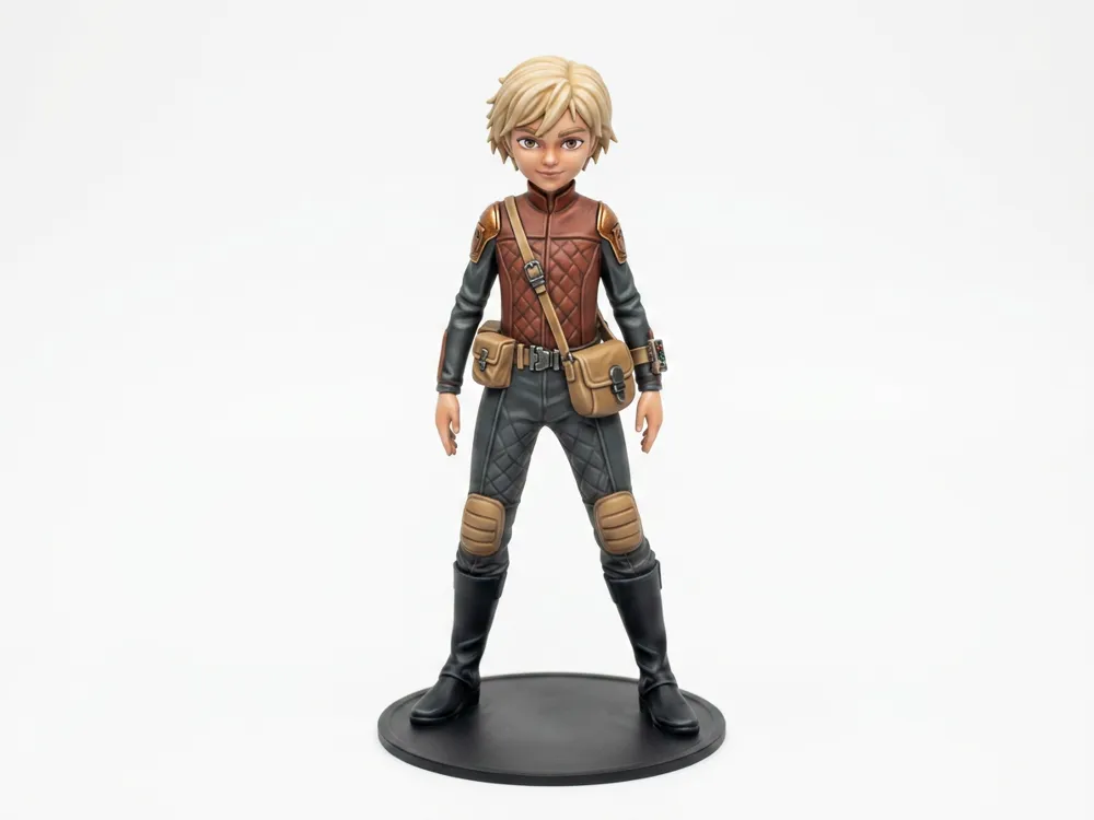 Figura decorativa: Omega: Clone Force 99 Youngest Member. Referencia del modelo original.