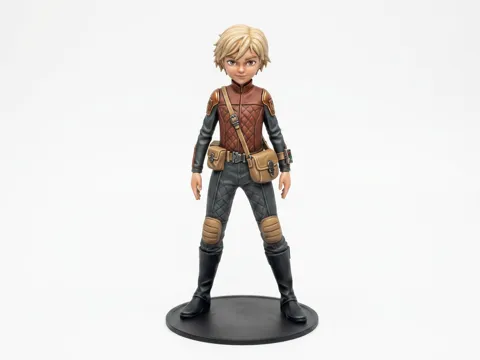 Figura decorativa: Omega: Clone Force 99 Youngest Member — referencia de MakerWorld