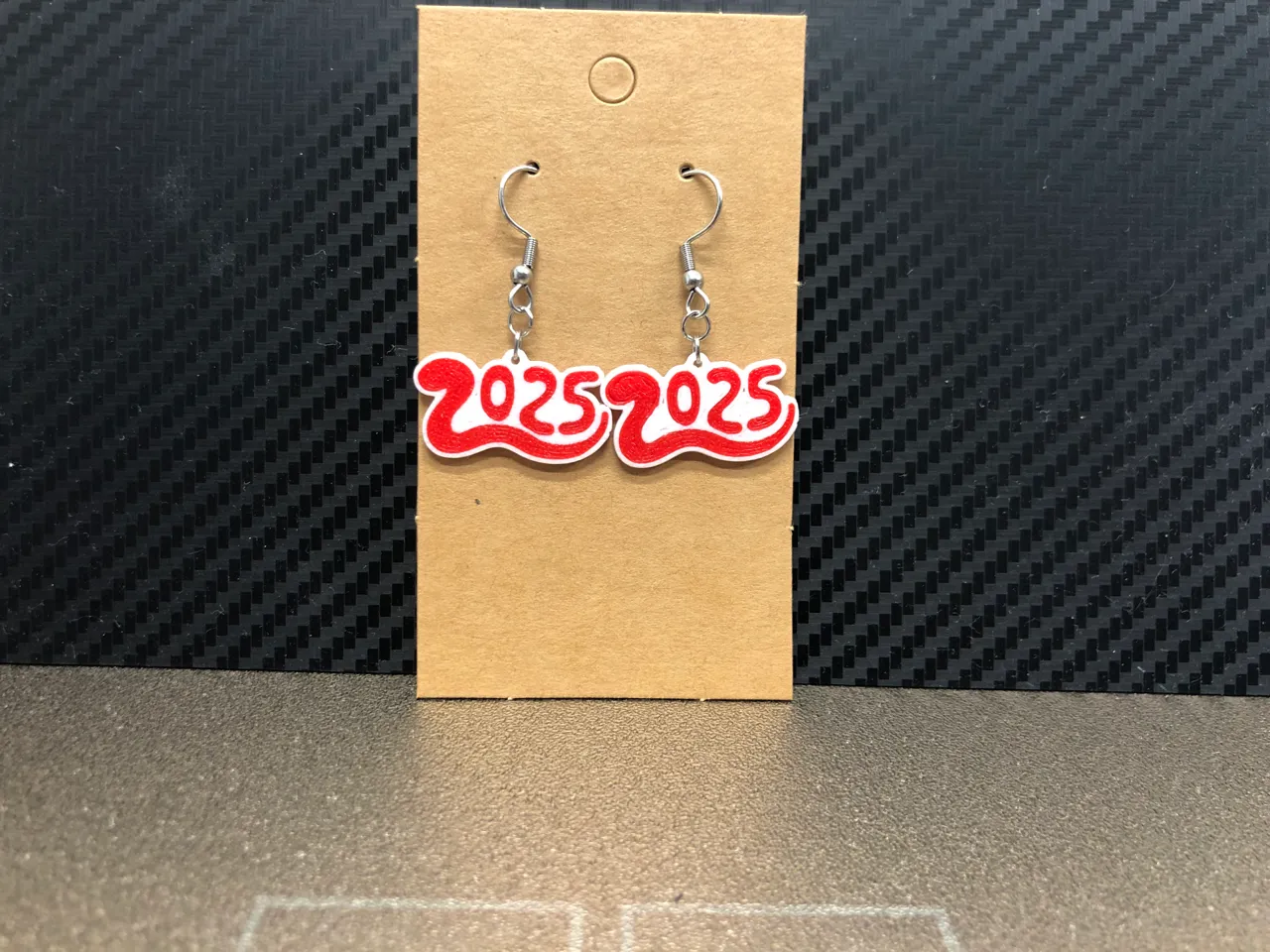 Chinese New Year 2025 Snake earrings view 2