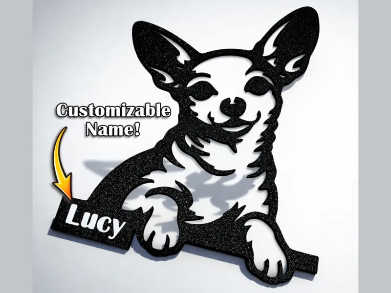 Customizable Chihuahua Wall Art