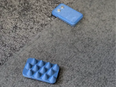 Carpet floor protector anti-slip spikes