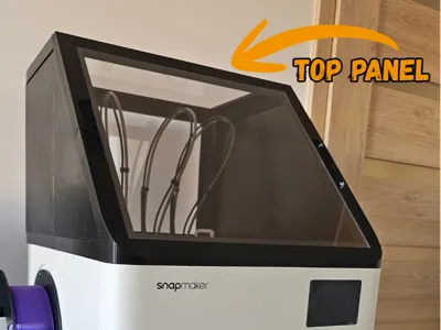 Top panel for Srin huge slope for Snapmaker U1