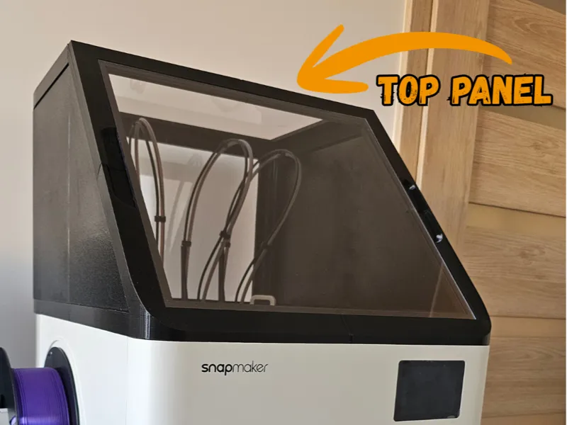 Top panel for Srin huge slope for Snapmaker U1
