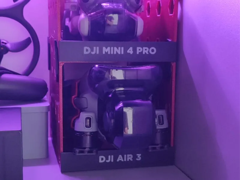 Modular Drone Storage Shelf System