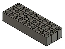 Mine screwdriver container