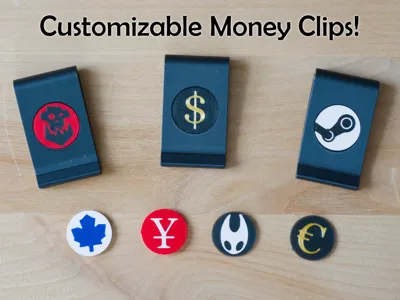 Customizable Money Grip Clip
