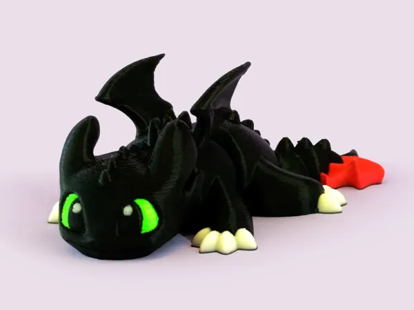 Артикулирана фигурка Toothless Night Fury