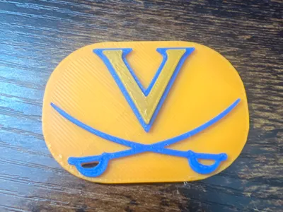 Virginia Cavaliers logo tag