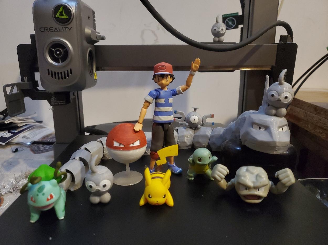 Voltorb Pokémon Multi-Part 3D | No AMS No Supports