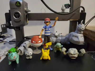 Voltorb Pokémon Multi-Part 3D | No AMS No Supports