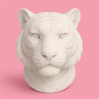 Tête de tigre du zodiaque chinois — photo 1