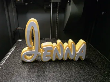 Jenna Disney Name Sign Decorate Room child Birth