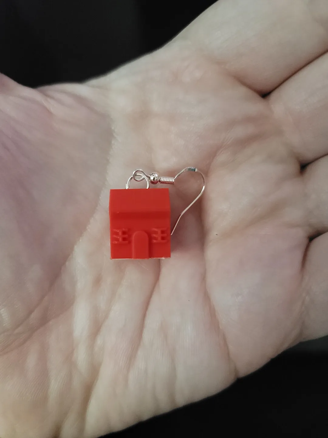 Monopoly House and Mansion Functional Earrings view 2