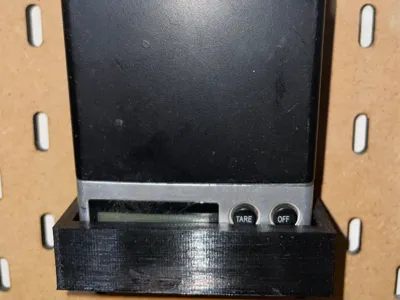 digital scale support for IKEA Skådis system