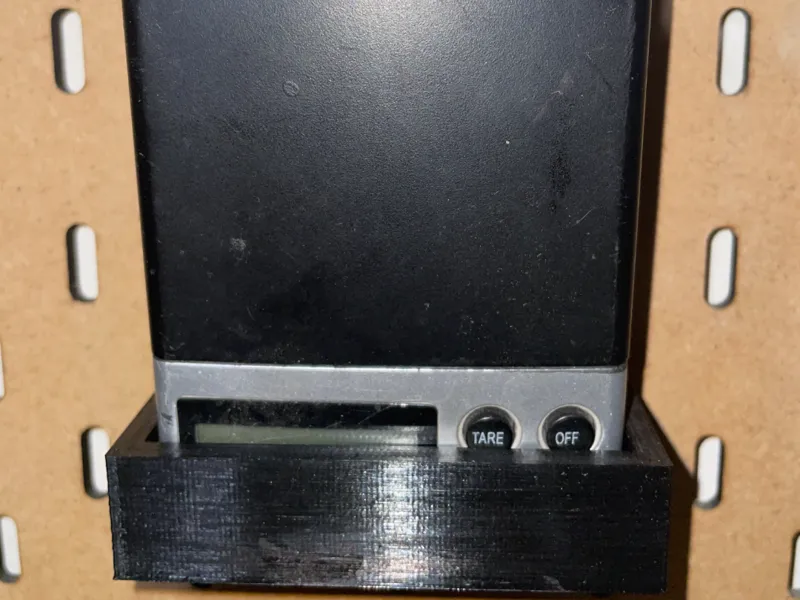 digital scale suport for IKEA Skådis system