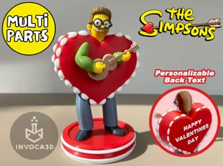 Ned Flanders - Heart - Valentines Day - Simpsons
