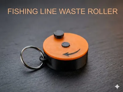 fishing line waste roller