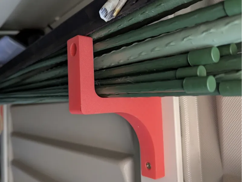 Multi-Purpose Rod and Stake Holder Wall Storage