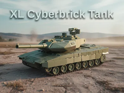 Xl Cyberbrick Leopard A7 Tank