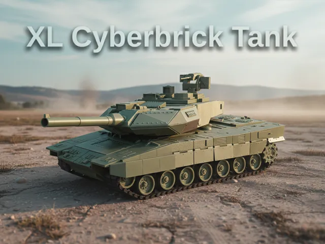 Xl Cyberbrick Leopard A7 Tank
