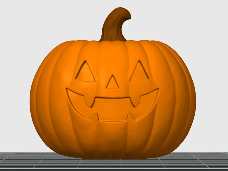 3D Pumpkin for Halloween