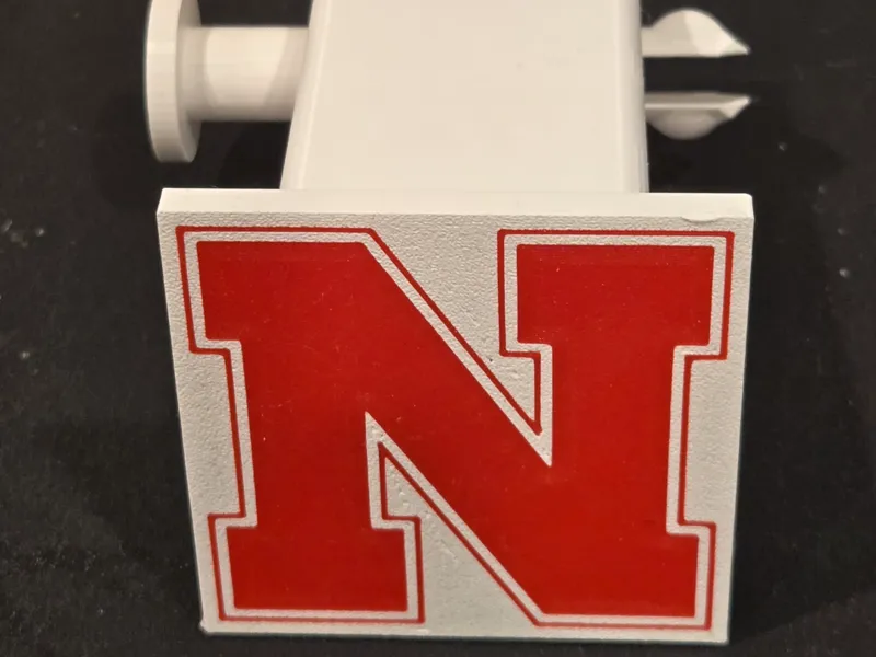 Nebraska Cornhuskers 2" hitch cover
