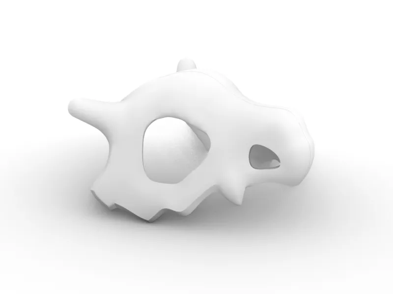 Pokemon 卡拉卡拉 頭骨 頭盔 Cubone