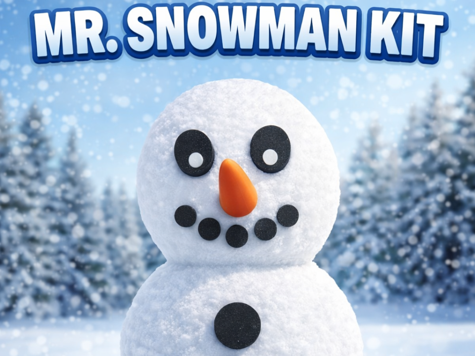 Mr. Snowman Kit - The Mr. Potato Head for the Snow