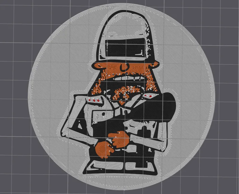 Kapitan bomba, podkładka pod kubek (Coaster)