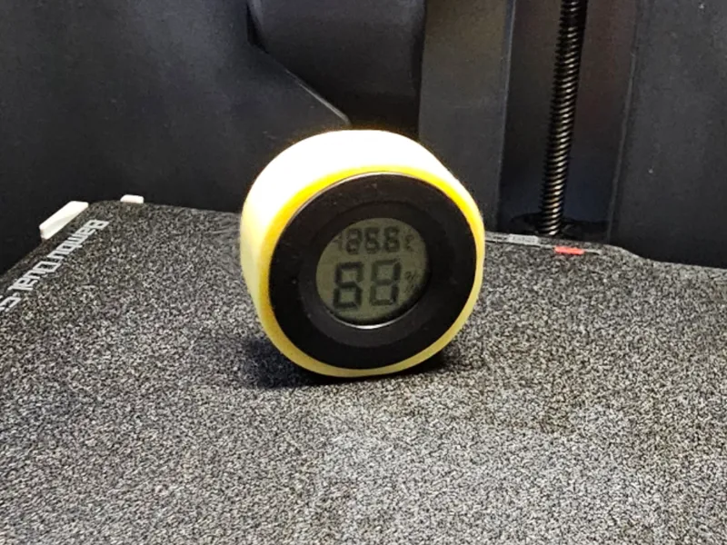 Hygrometer holder for IKEA Skadis