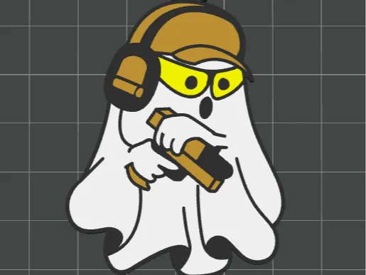 Tactical Ghost keychain