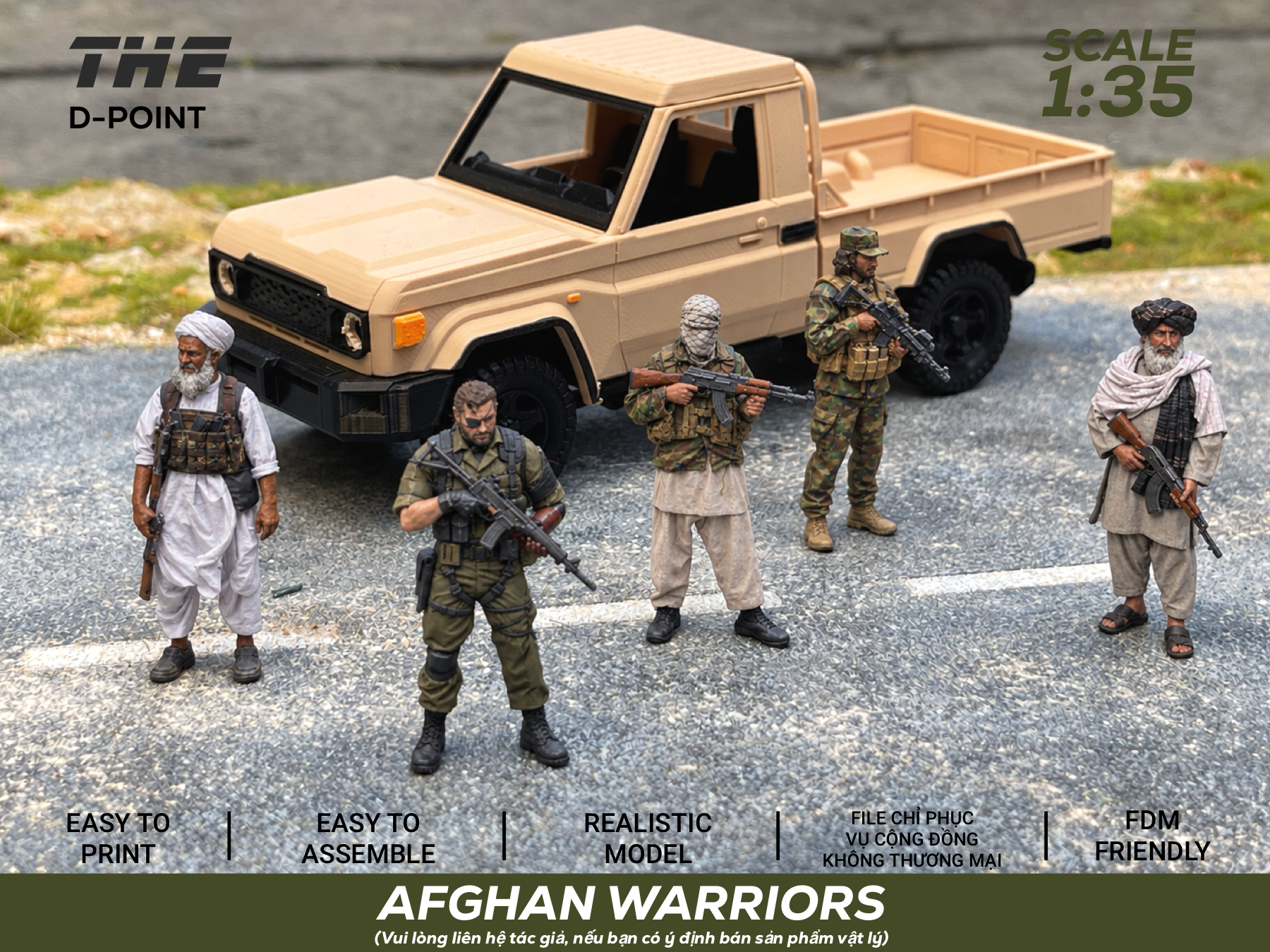 Afghanistan Inspired Figures | 1:35 Scale - 1