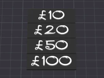 £10/£20/£50/£100 Money Present Vouchers
