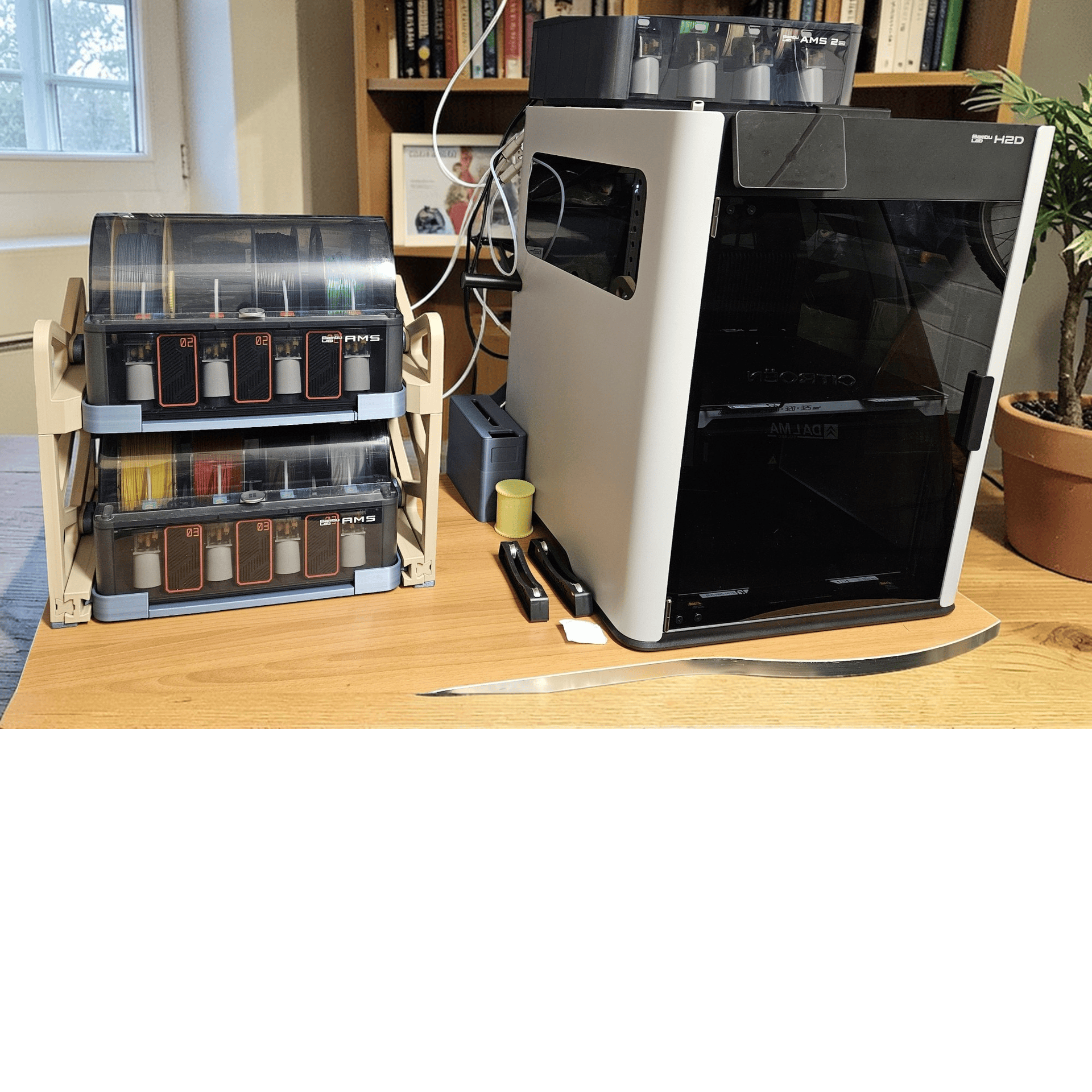 Zero-Hardware Modular AMS1/2 Rack (Stackable 2-4 )