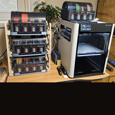 Zero-Hardware Modular AMS1/2 Rack (Stackable 2-4 )