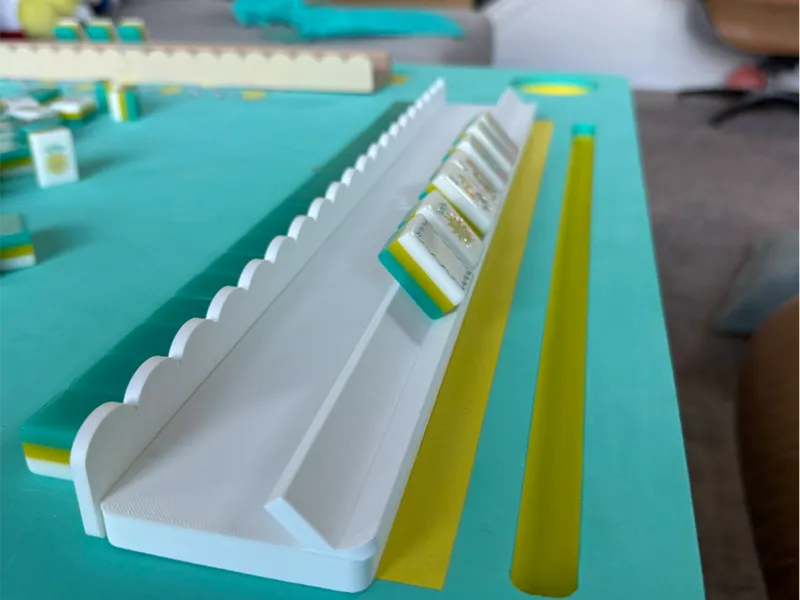 Standard Mahjong Rack & Pusher (Hidden Magnets)
