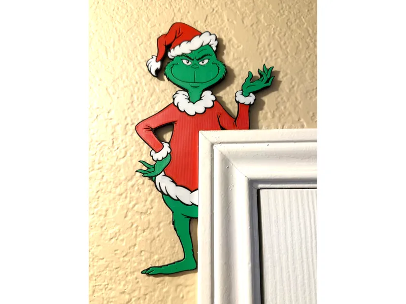 Grinch Door Hanger