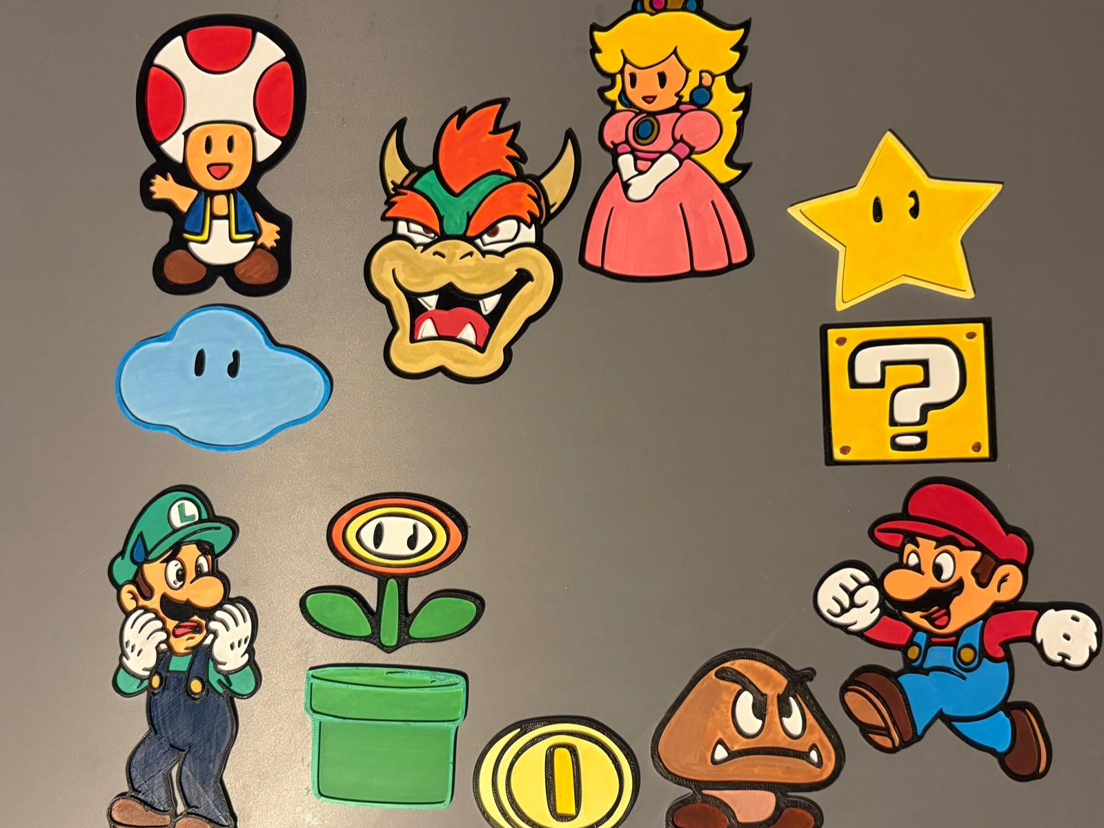 Super Mario Ausmalbilder-Set