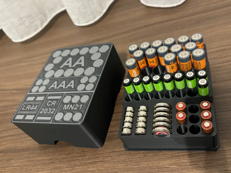Batteries Holder Box Organizer