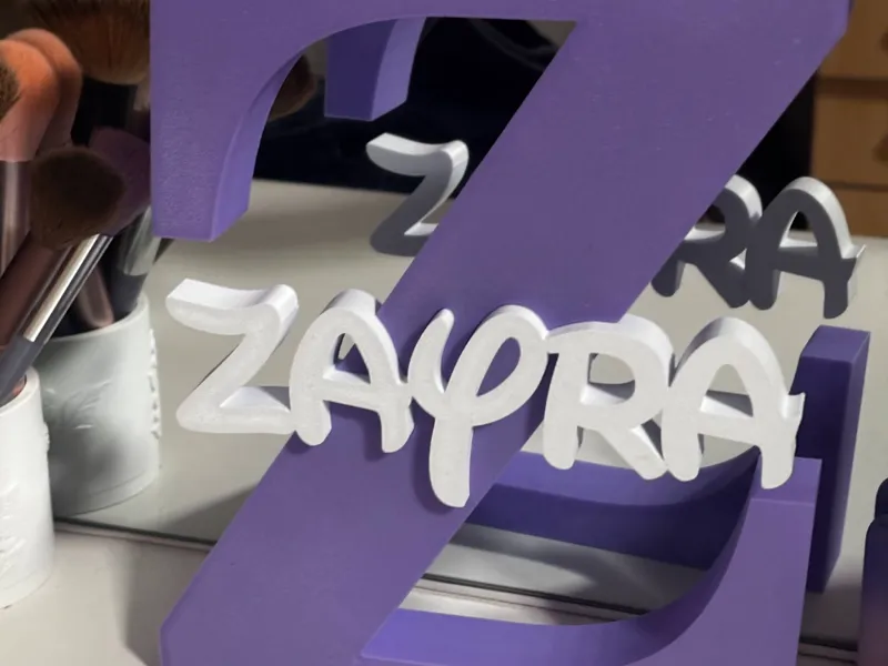 Zayra, Nombre decorativo.