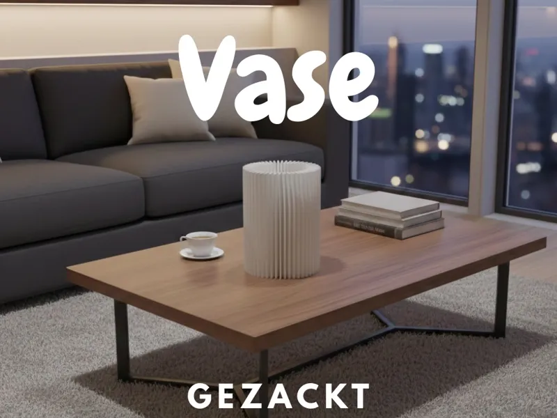 Vase - Gezackt