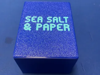 Sea Salt and Paper Card Holder