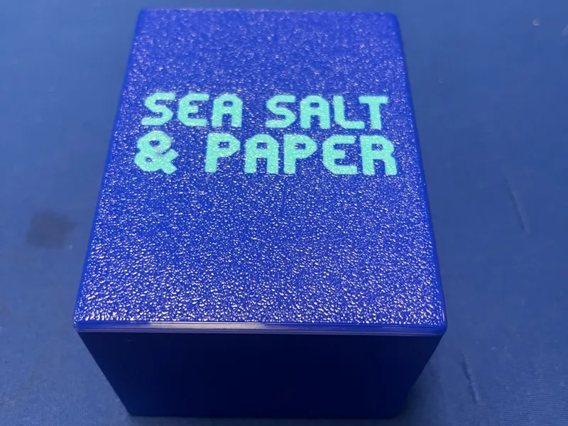 Sea Salt and Paper Card Holder