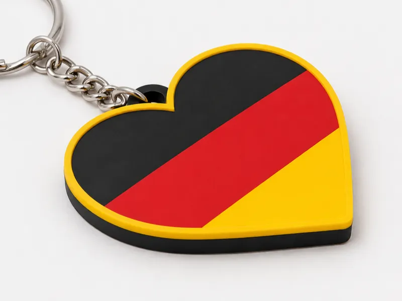 Germany Flag - Heart Shaped
