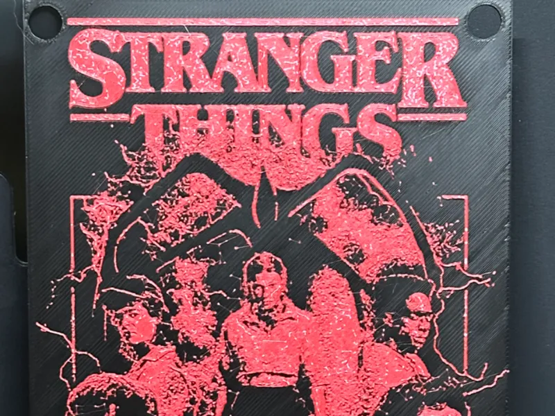 Stranger Things Poster Using Chroma Canvas