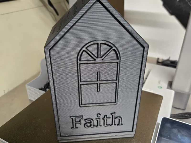 Piggy Bank - Old Church Style - Fits toonies :) 