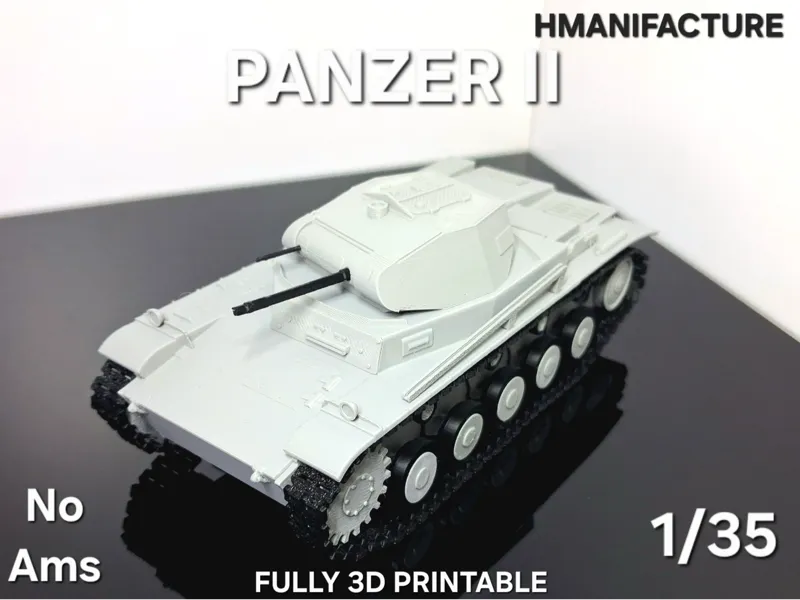 PANZER II 1/35 GERMAN WWII TANK 