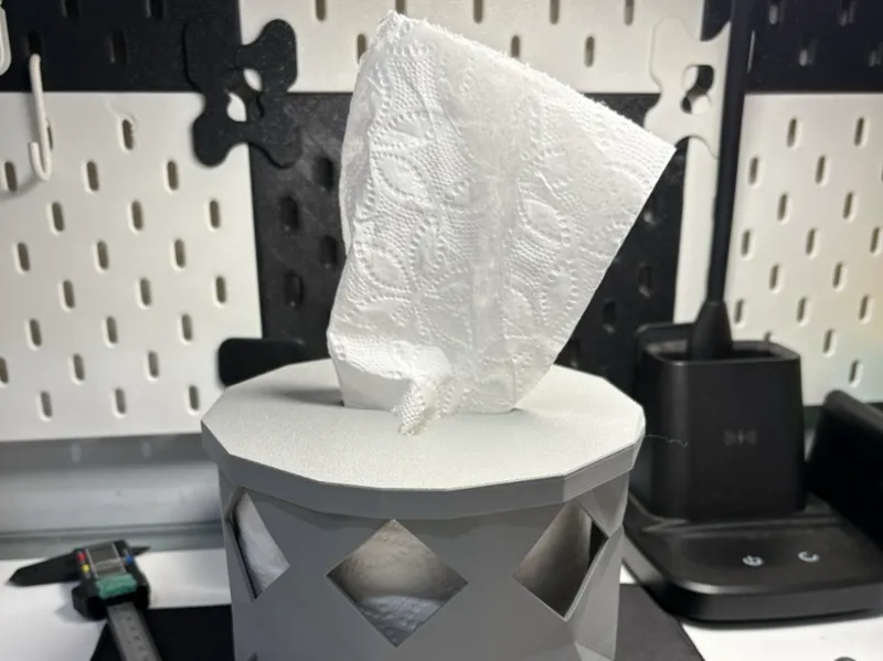 Toilet paper tissue Box (no supports)