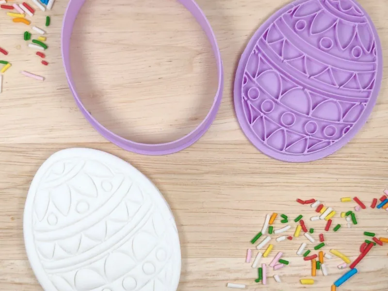 Easter Egg Cookie Cutter & Stamp