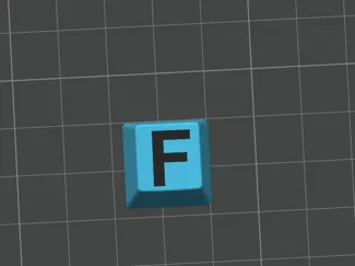 F key cap